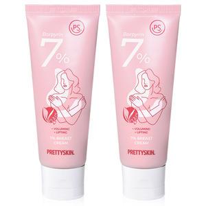 프리티스킨 보르피린 7퍼센트 가슴 볼륨크림 50ml 2개 바디탄력 바스트크림