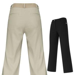 [페라어스] 여성 국산 모노 스판 골프 와이드바지 APS5BU8466