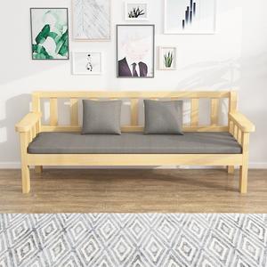 목재소파 3인용 나무벤치 나무 휴게실 현관 무도장 쇼파 2인