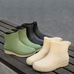 2500배송 미들 레인부츠 235-255 여성장화 04 발목장화 패션부츠 논슬립 주방 여성 작업화 방수장화 여름