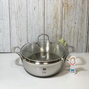 ELO 프리미엄라인 통3중 스텐찜웍 28cm전골냄비 튀김냄비 찜기