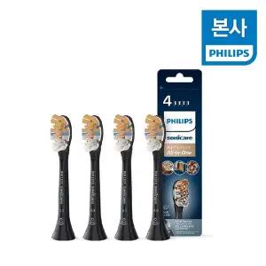 [필립스] 소닉케어 A3 프리미엄 올인원 칫솔모 블랙 4개입 HX9094/96