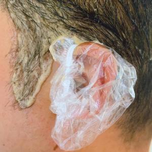 [MENOEYQT_53DU]염색용 샵 귀보호 비닐커버 100입