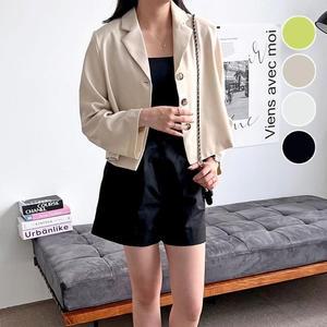 [MEM8NOP7_53DU]여성 편한 볼케인 베이직 반크롭 숏자켓