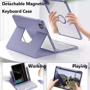 IPad 11세대 2025용 360 회전 키보드 11인치 Air 5 4 / Pro 11 10.5/ 10.2인치 10th 9th 8th 7th 6th 마그
