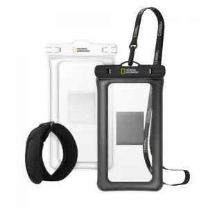 내셔널지오그래픽 스마트폰 방수팩 2개 수영장 여름 물놀이 필수템 터치가능 방수케이스 넥스트랩 암밴드