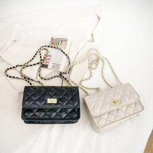 소가죽 퀼팅 미니크로스백 여성 핸드백 정장핏가방 숄더백