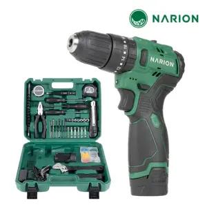 나리온 12V 전동드릴 고급세트 NJ120 충전 드릴 가정용 드라이버