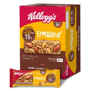 켈로그 단백질바 K 450g(50g, 9입), 1개