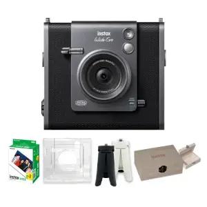 후지필름 인스탁스 와이드 에보 EVO 하이브리드 카메라 + 투명 케이스 + 필름 20장 포함 선물세트