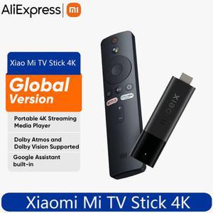 크롬캐스트 글로벌 버전 샤오미 TV 스틱 4K 안드로이드 11 2GB RAM 8GB ROM 넷플릭스 와이파이 구글 어시스턴트 블루투스 스마트 동글