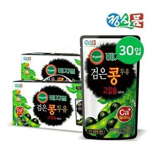 [베지밀]파우치) 정식품 베지밀 검은콩두유 고칼슘 190ml 30팩