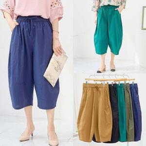 [NS홈쇼핑]마미소 에버 항아리 바지 마40 면50 7부 리본 체형커버 엄마 할머니 빅사이즈 40 60 마담 중..