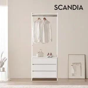 [스칸디아]노든 철제 드레스룸 시스템장 800 3단 서랍 옷장