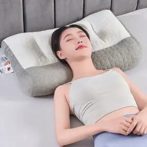 누버바 힐링 경추베개 P25 푹신한 꿀잠 부드러운 쾌적 상쾌 수면 에어메쉬 양면베개