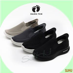 행텐 3703 메쉬 컴포트 이지 온 경량 커플 스포츠 슬립온/올블랙 블랙화이트콤비 카키 그레이 핑크 보라/세련 편하게 신고 벗는 슈즈 폭신해서 착용감 굿 외출 여행 산책 세련된 슬립온