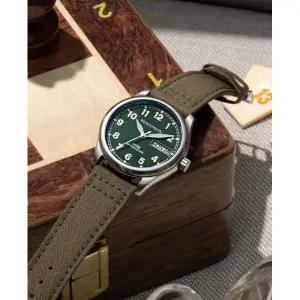 [롯데백화점]마션틴트(잡화) [로만손] 악티우스 시티보이 39.5 카키 다이얼 시계 RWALFM3BF015WHGN0