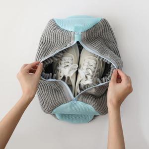 극세사 운동화 세탁망 신발망 빨래주머니 지퍼형 세탁주머니 손상없이 운동화망