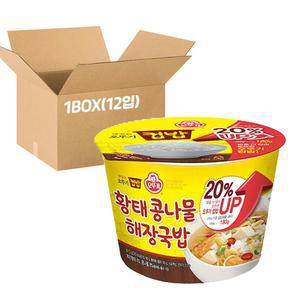 오뚜기 컵밥 황태 콩나물해장국밥 301.5g 12개