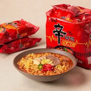농심 신라면더레드 125g*4개