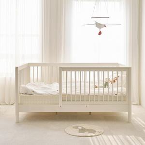 루키 원목 어린이침대 프레임 SS 안전가드형 크림아이보리