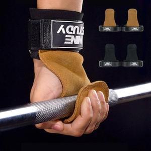 고품질 소가죽 헬스스트랩 양손 헬스 손목 보호대 그립 리프팅 바벨운동 덤벨운동 (WFHUUR7)