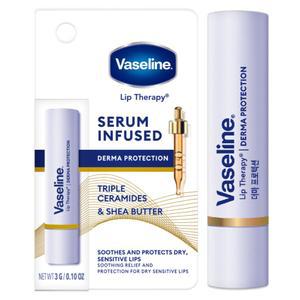 바세린 더마 프로텍션 세럼 인퓨즈드 립밤