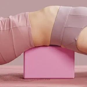 필라테스블럭 밸런스 요가블록 EVA 2p세트 핑크 홈트-WFH2RS0