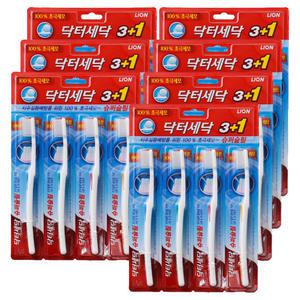 CJ라이온 닥터세닥 슈퍼슬림 칫솔 4입 극세모 7개