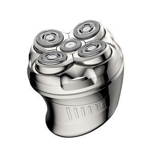 5헤드 전기 면도기 USB C타입 충전식 방수 자동연마 디스플레이 더블링 탈착식 휴대용 스킨헤드 건식 습식