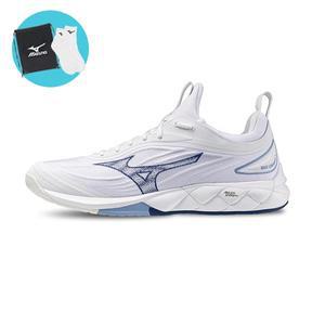 [미즈노] 웨이브 루미너스3 배드민턴화 탁구화 인도어화 V1GA242196 3E 와이드 (양말+신발주머니+