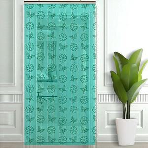 [아우트]꽃나비 파리문발 비닐문발 현관문 발 현관비닐