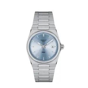 티쏘 남성 메탈 시계 PRX 35 쿼츠 T137.210.11.351.00