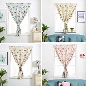 [ME09189S_56]암막 플라워 커텐 커튼 부착식 간편한설치