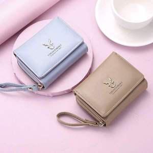 반지갑파우치 여자 데일리 지갑 미니 카드 지폐 동전 수납