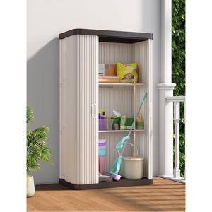 미니 실외 야외용 창고 조립식판넬 하나 캐비닛 보관 외부 75X40X90CM 공구 농막창고
