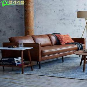 빈티지소파 카페소파 인조가죽 카페 쇼파 2인용