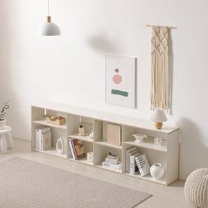 [인터데코]책장 거실장 낮은책장 진열장 201cm P0000RTI (착불)