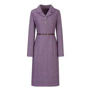 [하프클럽/신원아울렛]울 블렌디드 테일러드 벨티드 원피스 SJOAX2518 H