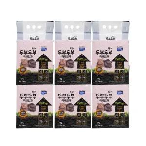 두부두부 극세입자 복숭아 7L x6개 고양이모래