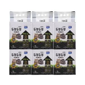 두부두부 극세입자 라벤더 7L x6개 고양이모래