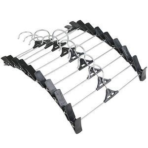 검정집게바지걸이 옷걸이 행거 1P 집게 바지걸이