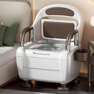 이동식 좌변기 성인 변기의자 요강 흰색 소변기 캠핑카 이동변기 수세식 디럭스