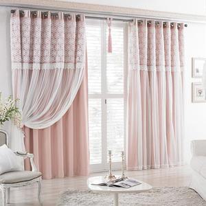 지나송 로엔 웨딩스타일 이중암막커튼 대형(450×230cm)