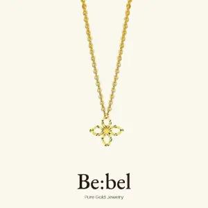 순금목걸이 7.5g(2돈 두돈) 24k 여자 디자인 플라워 비벨
