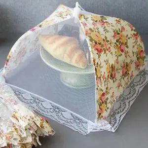 로즈가든 접이식 밥상보/밥상포/밥상/음식/반찬/푸드/덮개/커버/가리개/보자기/식탁/가정용/고급/간편