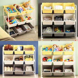 트롤리 바스켓 정리함 9P/수납장 바구니 수납선반 장난감정리함 바스켓 이동식선반