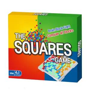 두뇌대전 스퀘어스  멘사게임 4인 보드게임 펜토미노중형 23cmx23cm B209UP