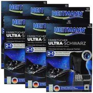 하이트만 검은옷 전용 세탁 이염방지 시트 색빠짐방지 10매입 6개 (60매) MS-1040