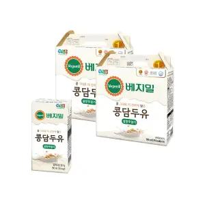 베지밀 콩담두유 설탕무첨가 190ml 32팩